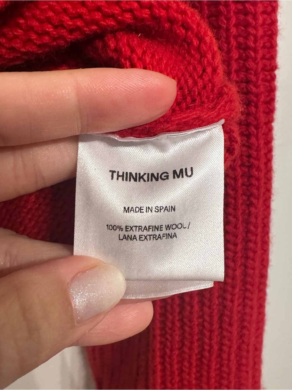 Thinking Mu Tanit Jumper Merino Wool Sweater Medium View 4